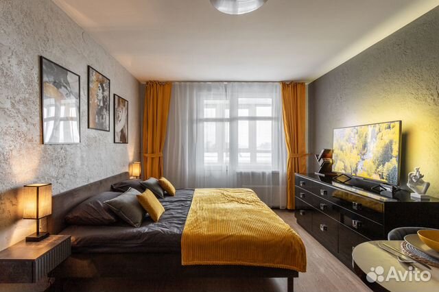 

Квартира-студия, 28 м², 1 кровать
