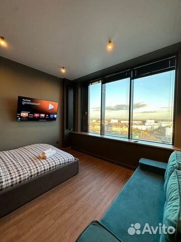 

Квартира-студия, 32 м², 2 кровати