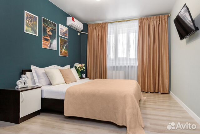 

1-к. квартира, 41 м², 2 кровати