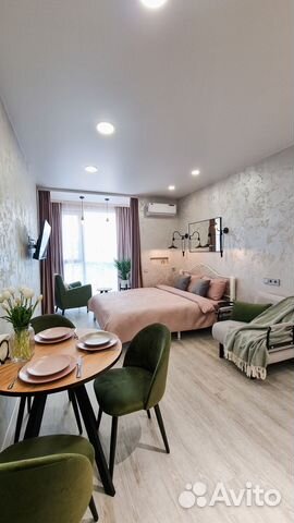 

Квартира-студия, 25 м², 2 кровати