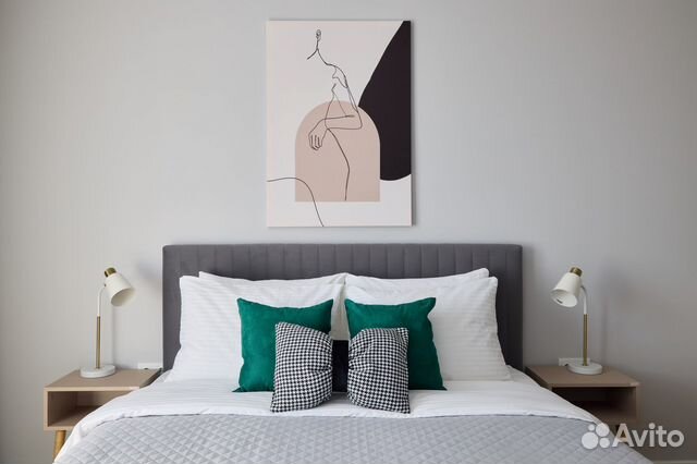 

Квартира-студия, 28 м², 2 кровати