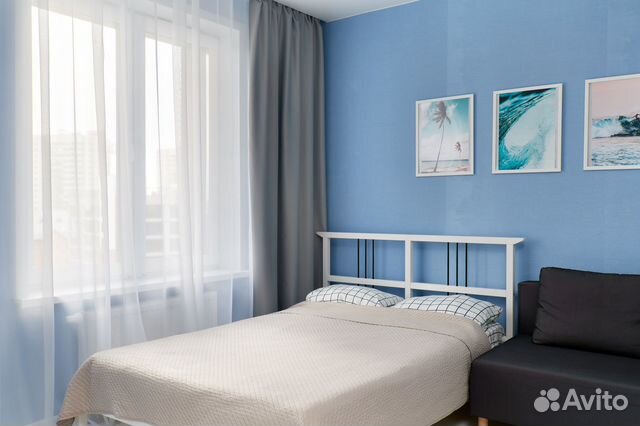 

Квартира-студия, 40 м², 2 кровати
