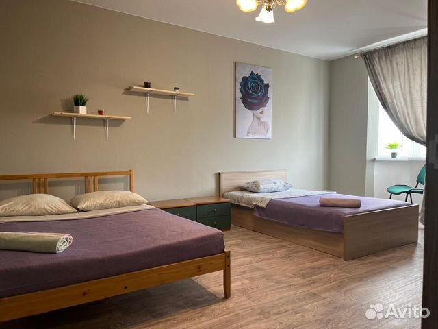 

1-к. квартира, 39 м², 2 кровати
