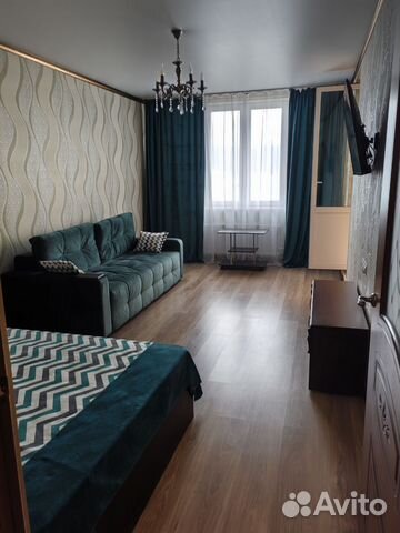

1-к. квартира, 43,7 м², 2 кровати