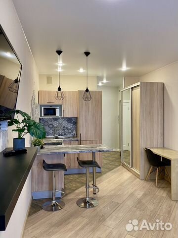 

Квартира-студия, 30 м², 2 кровати