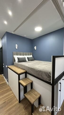 

Квартира-студия, 27 м², 2 кровати