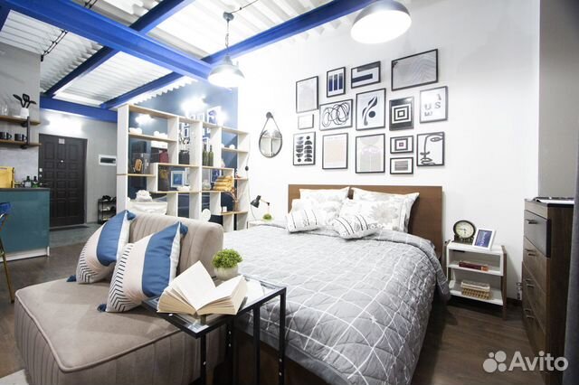 

1-к. квартира, 32 м², 2 кровати