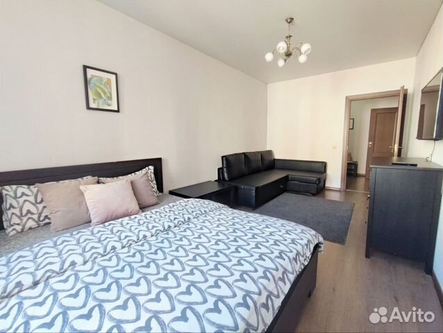 

1-к. квартира, 42 м², 2 кровати