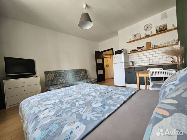 

Квартира-студия, 30 м², 2 кровати