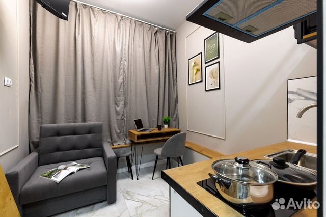 

Квартира-студия, 17 м², 2 кровати