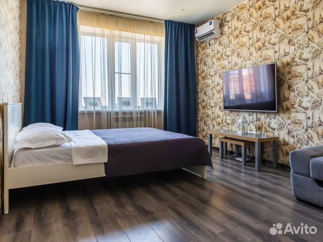 

1-к. квартира, 41 м², 2 кровати