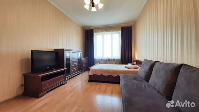 

1-к. квартира, 43 м², 2 кровати