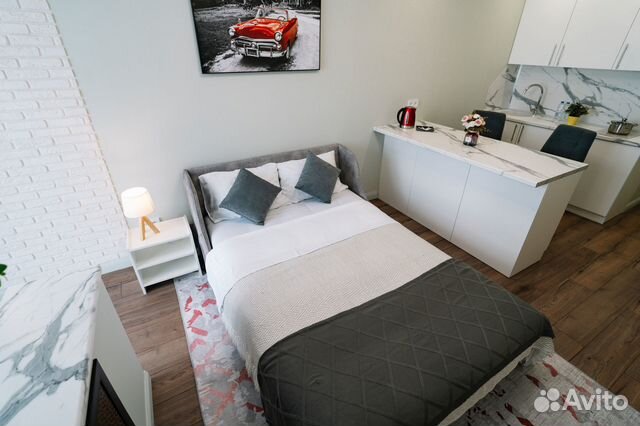 

Квартира-студия, 30 м², 1 кровать