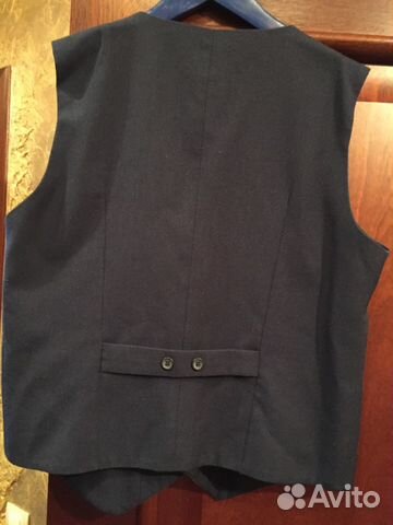 Жилетка синяя для школы и рубашки Жилетка синяя для школы и рубашки