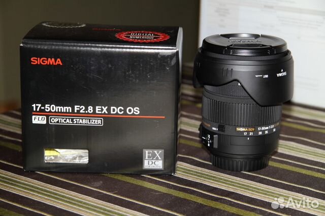 Новый Canon sigma 17-50mm F2.8 EX DC OS FLD