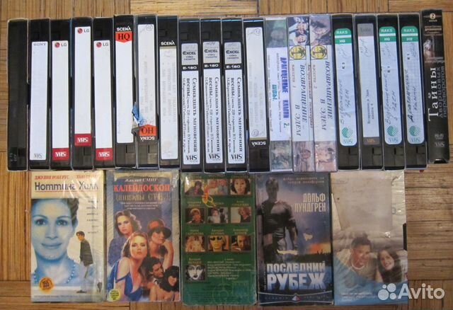 Продаются видеокассеты разных жанров