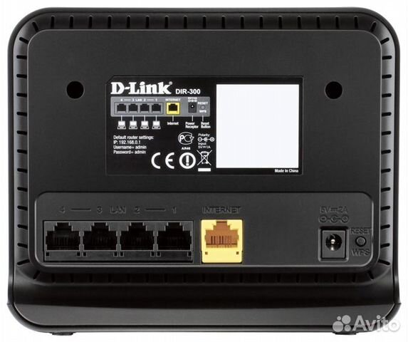 Беспроводной маршрутизатор D-Link DIR-300
