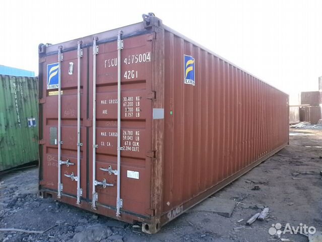 Контейнер 20ф (6м) 40ф (12м)