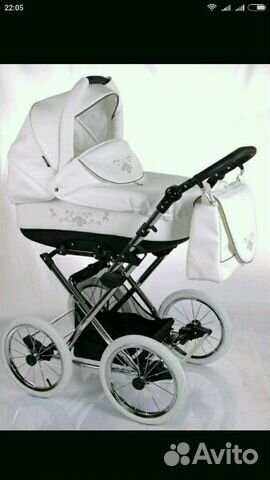 Коляска Lonex Julia Ecco2 в 1 кожаная Коляска Lonex Julia Ecco2 в 1 кожаная