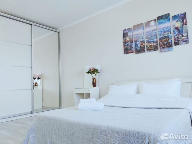 

1-к. квартира, 42 м², 2 кровати