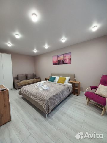 

1-к. квартира, 36,6 м², 2 кровати