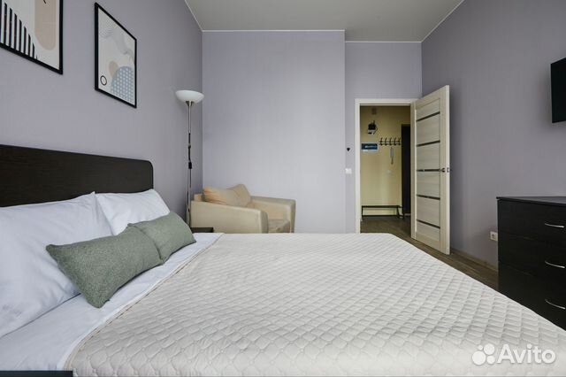 

1-к. квартира, 38 м², 2 кровати