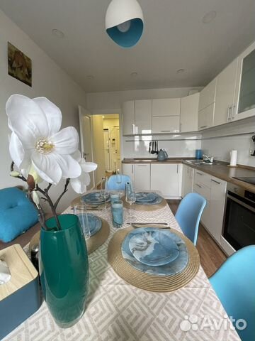

1-к. квартира, 44 м², 2 кровати