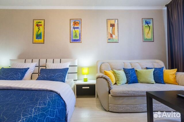 

1-к. квартира, 48 м², 2 кровати