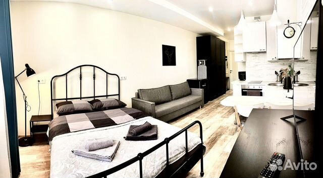 

Квартира-студия, 25 м², 2 кровати