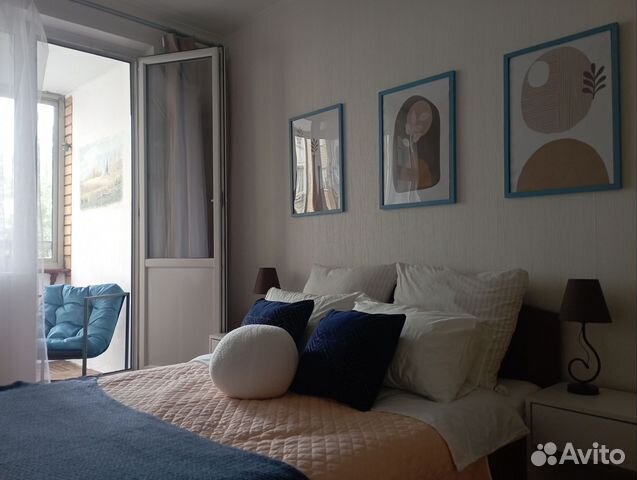 

1-к. квартира, 45 м², 2 кровати