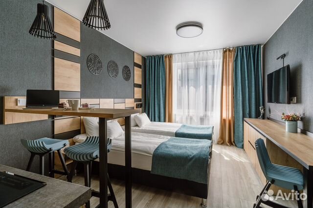 

Квартира-студия в апарт-отеле, 24 м², 1 кровать