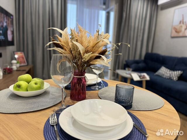 

1-к. квартира, 44 м², 2 кровати