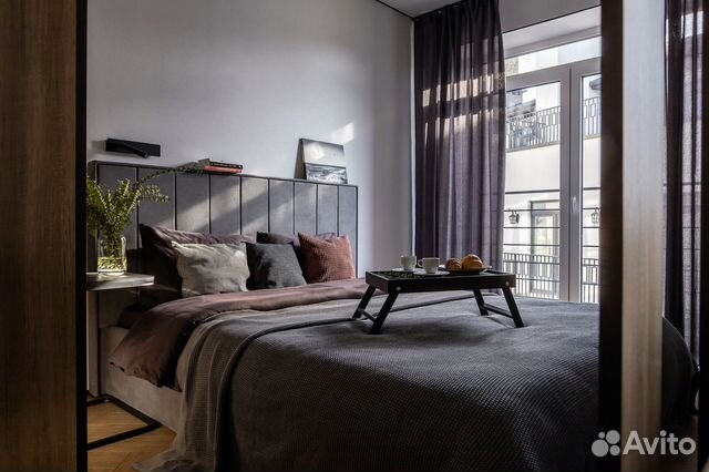 

Квартира-студия, 42 м², 2 кровати