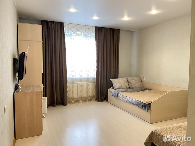 

1-к. квартира, 42 м², 2 кровати