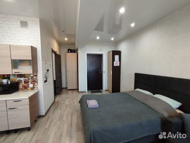 

Квартира-студия, 30 м², 1 кровать