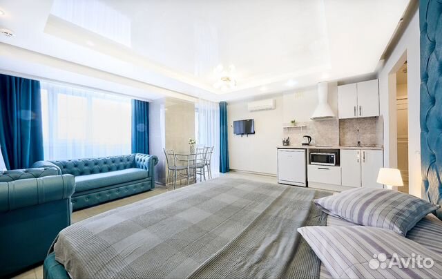 

Квартира-студия, 34 м², 2 кровати