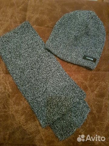 Комплект шапка+шарф для мальчика