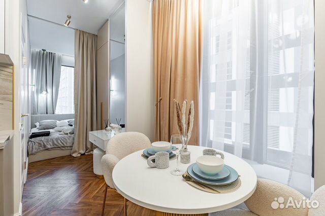 

Квартира-студия, 18 м², 2 кровати