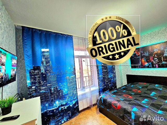 

1-к. квартира, 40 м², 2 кровати