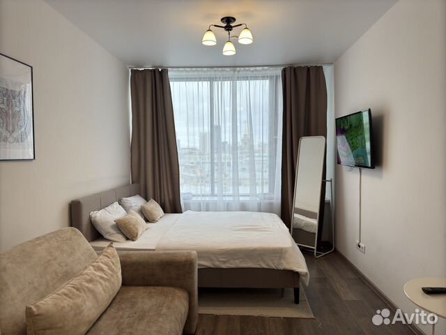 

Квартира-студия, 35 м², 2 кровати