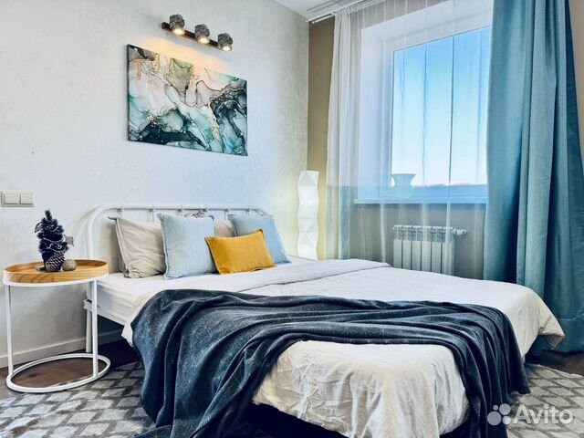 

1-к. квартира, 44 м², 2 кровати