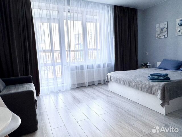 

Квартира-студия, 27 м², 2 кровати