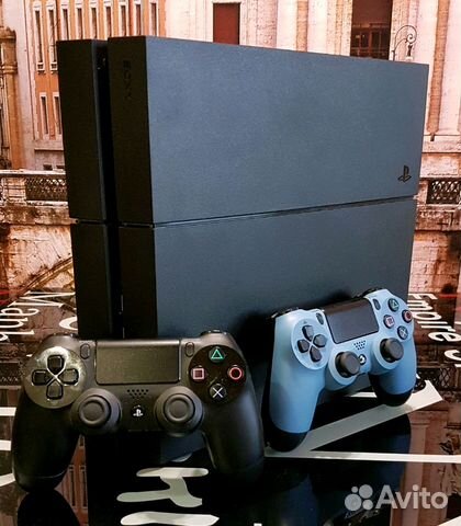 Sony Playstation 4, hdd 2Tb + 2 джойстика