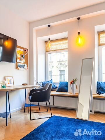 

1-к. квартира, 40 м², 2 кровати