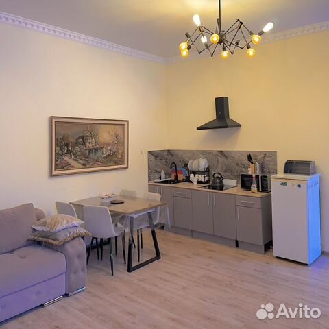 

1-к. квартира, 59 м², 2 кровати