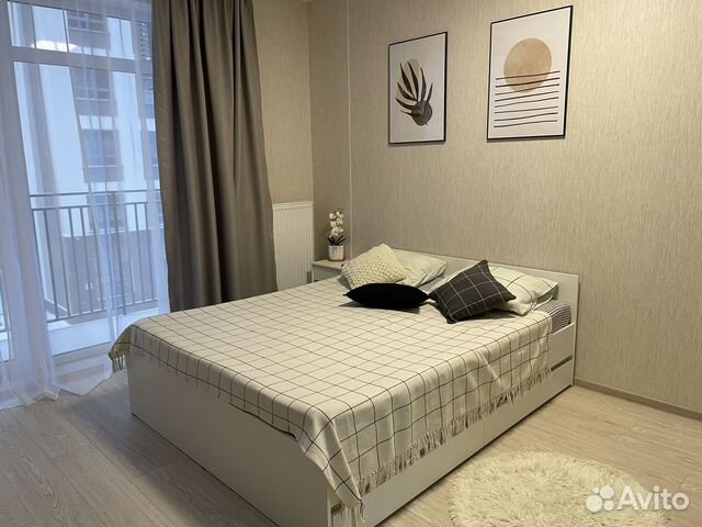 

Квартира-студия, 34 м², 2 кровати