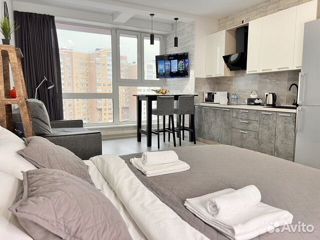 

1-к. квартира, 40 м², 2 кровати