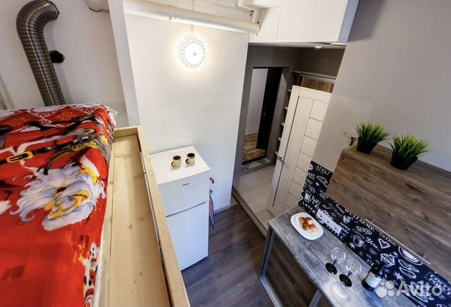 

Квартира-студия, 18 м², 2 кровати