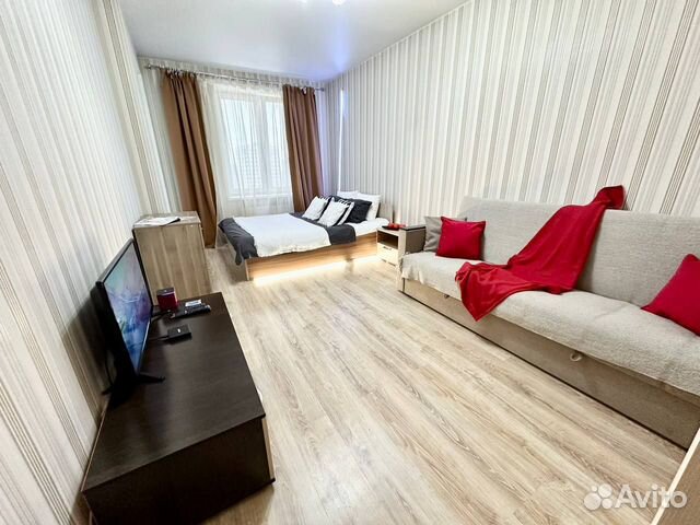 

1-к. квартира, 41,6 м², 2 кровати