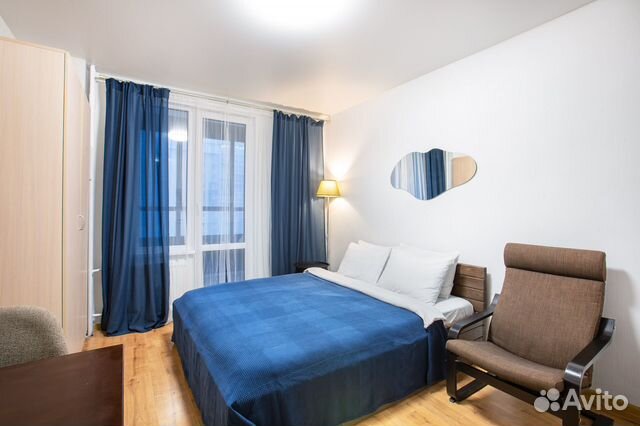 

Квартира-студия, 27 м², 1 кровать